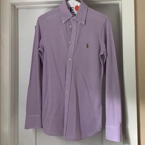 Purple Polo Ralph Lauren Buttondown Oxford